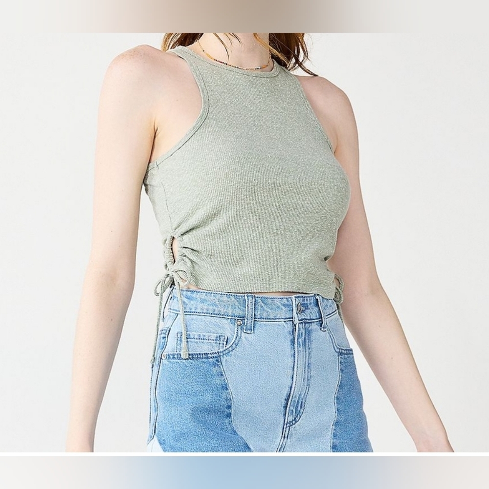 NWT SO keyhole racerback tank top XXL